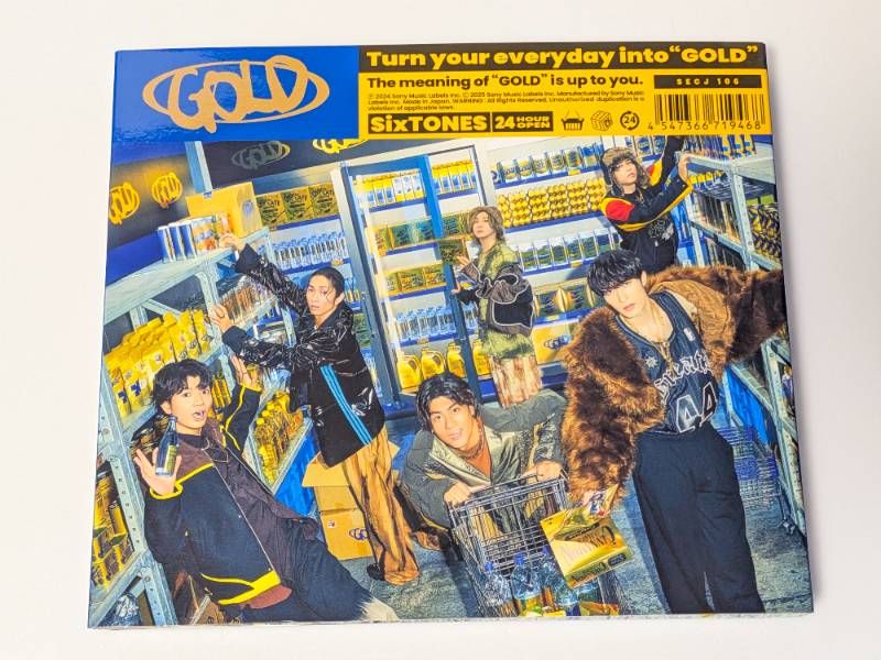 SixTONES アルバム GOLD 通常盤 初回仕様 CD - メルカリ