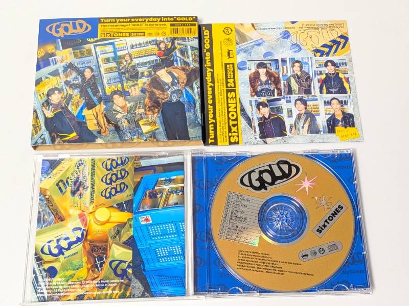 SixTONES アルバム GOLD 通常盤 初回仕様 CD - メルカリ