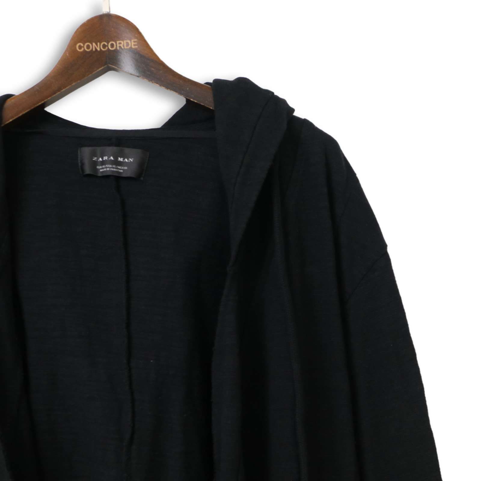 ZARA MAN ザラ マン 通年☆ フーディー パーカー ロング カーディガン 