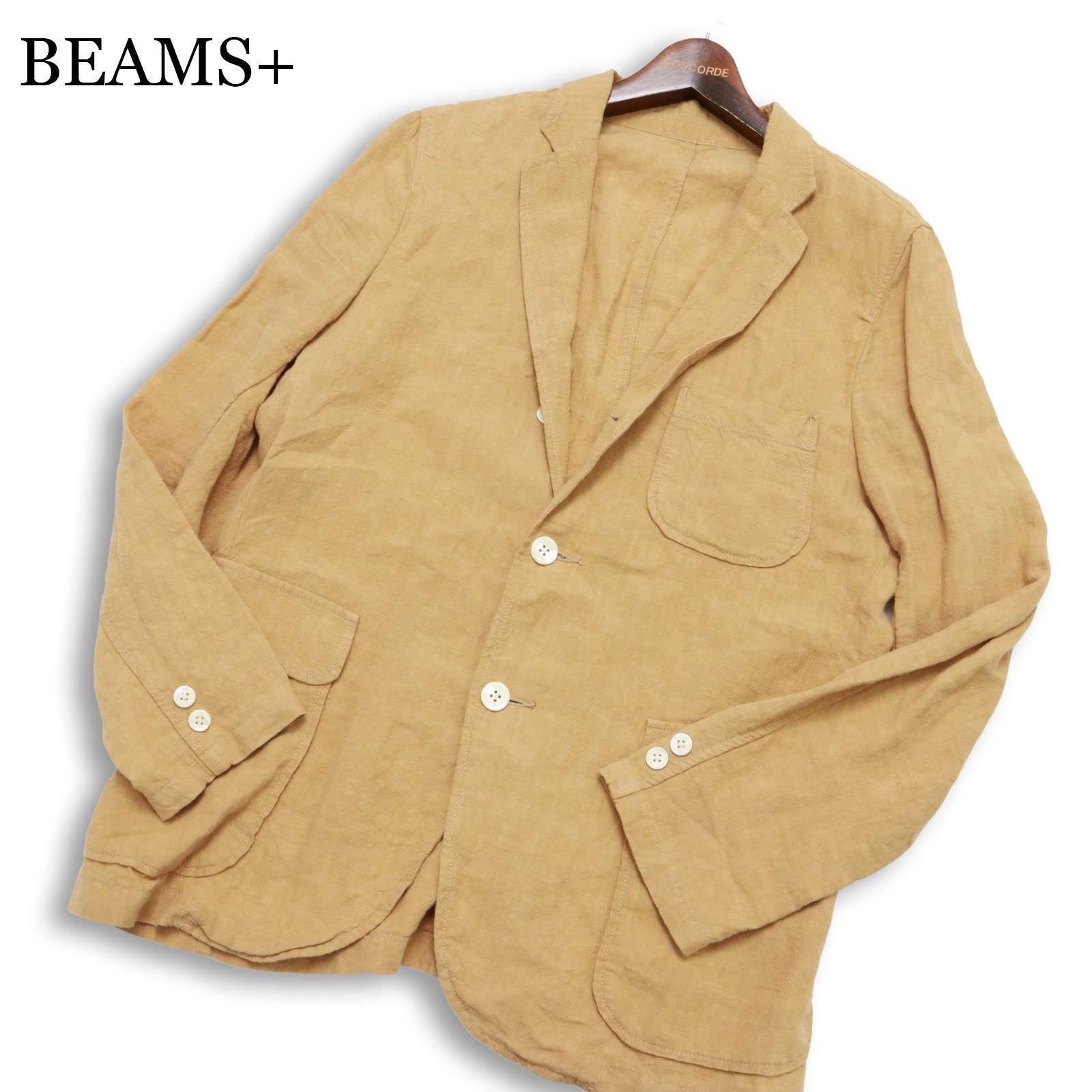 BEAMS+ ビームス プラス 春夏 麻☆ リネン100％ アンコン テーラード