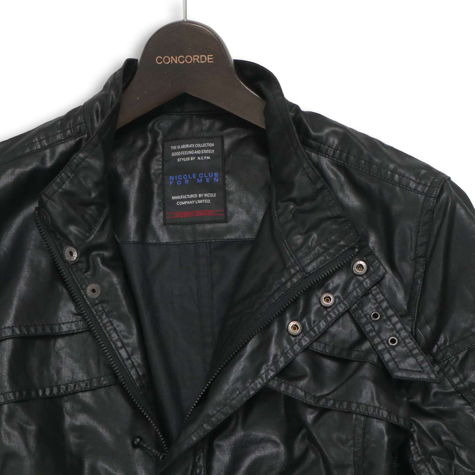 NICOLE CLUB FOR MEN ニコルクラブ フォーメン 通年 光沢☆ スリム