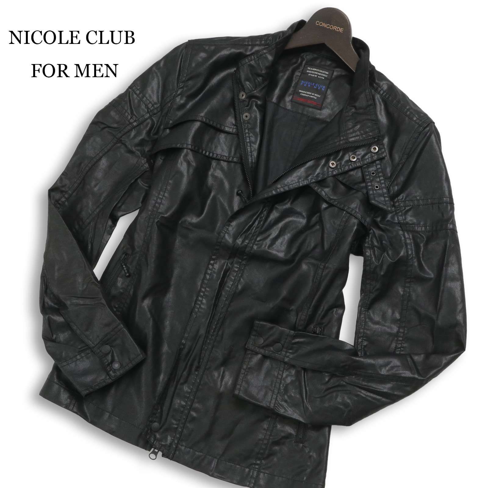 NICOLE CLUB FOR MEN ニコルクラブ フォーメン 通年 光沢☆ スリム