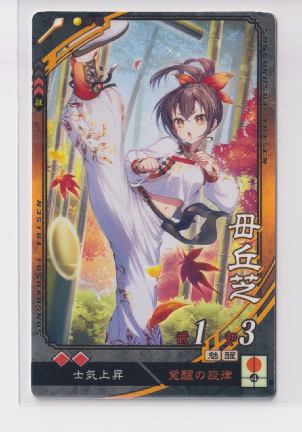 三国志大戦6 晋 6弾 UC 毋丘芝 覚醒の旋律 士気上昇 コレクション用