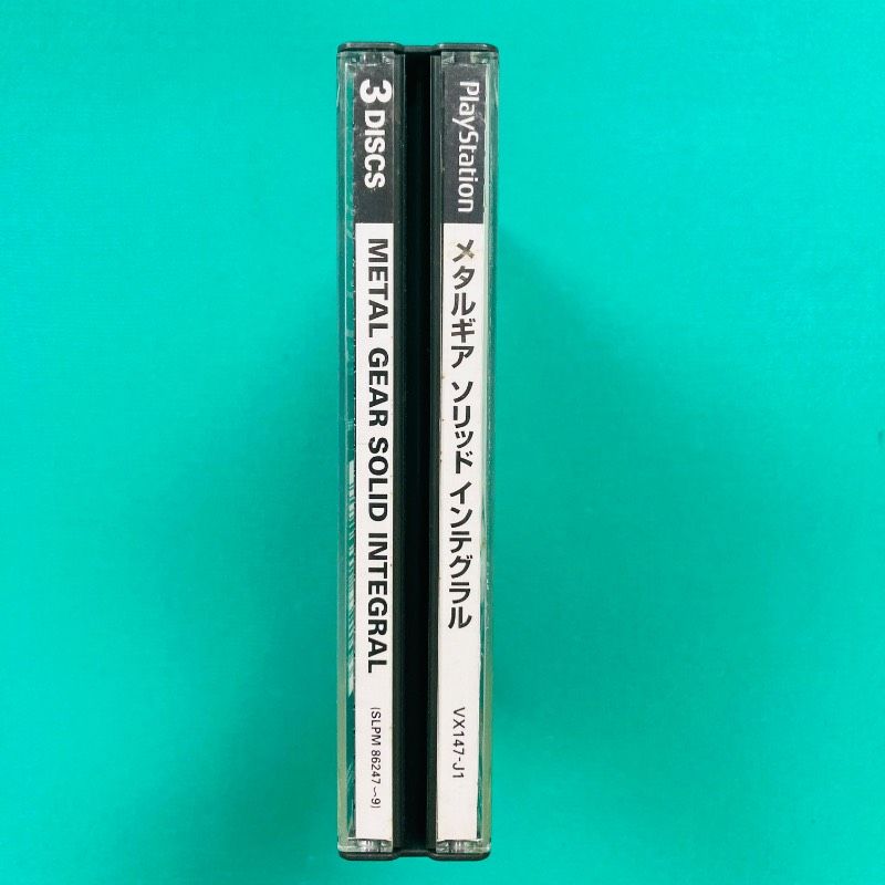 未使用シール付き】【帯あり】PS1 メタルギア ソリッド インテグラル