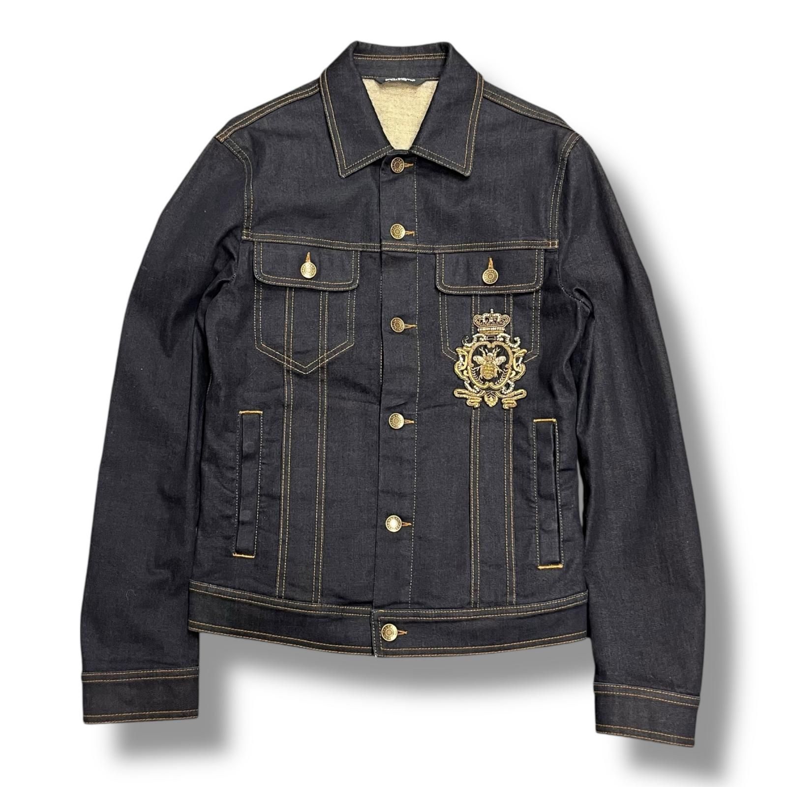国内正規 DOLCE&GABBANA Bijou Denim Jacket ビジューデニムジャケット