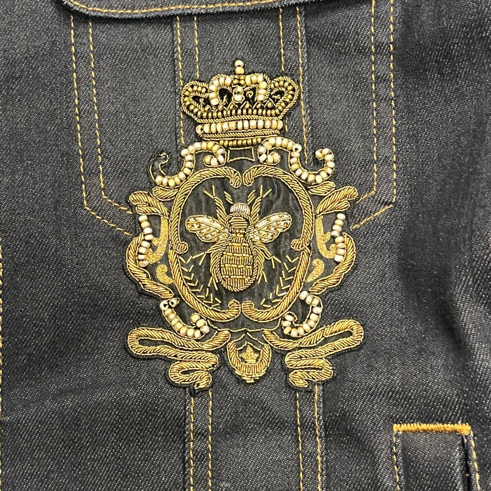 国内正規 DOLCE&GABBANA Bijou Denim Jacket ビジューデニムジャケット