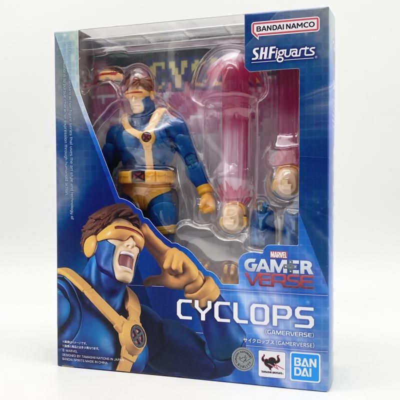 中古】開封 S.H.Figuarts サイクロップス GAMERVERSE バンダイ MARVEL