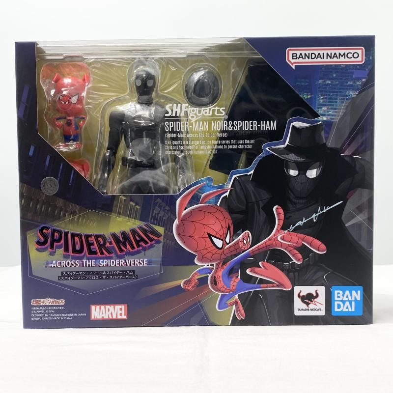 中古】未開封 S.H.Figuarts スパイダーマン・ノワール&スパイダー