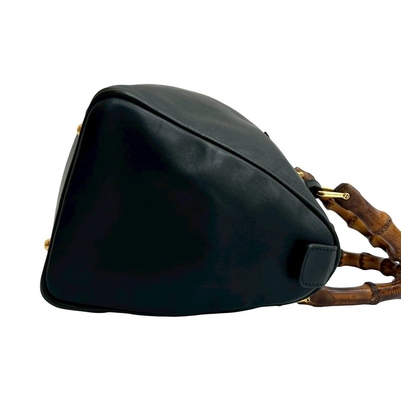 極 美品 GUCCI グッチ オールドグッチ ヴィンテージ バンブー レザー