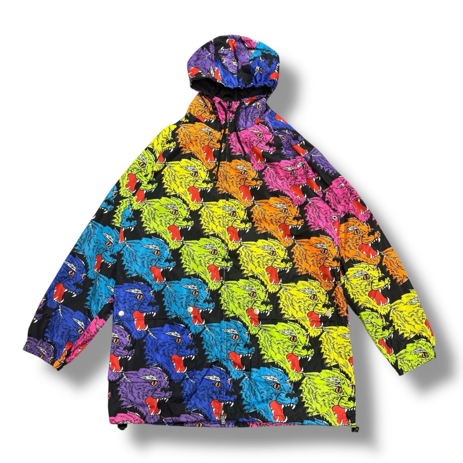 国内正規 GUCCI サイケデリックパンサーナイロンジャケット ナイロン