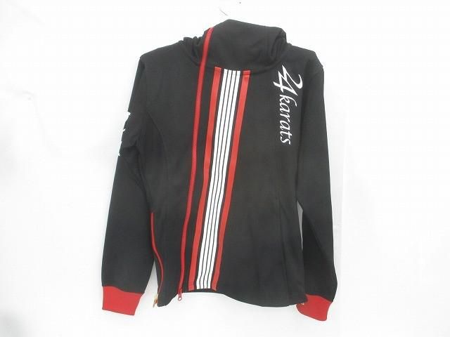 未使用 24カラッツ 24karats EXPG ジャージ上下 セットアップ S 黒