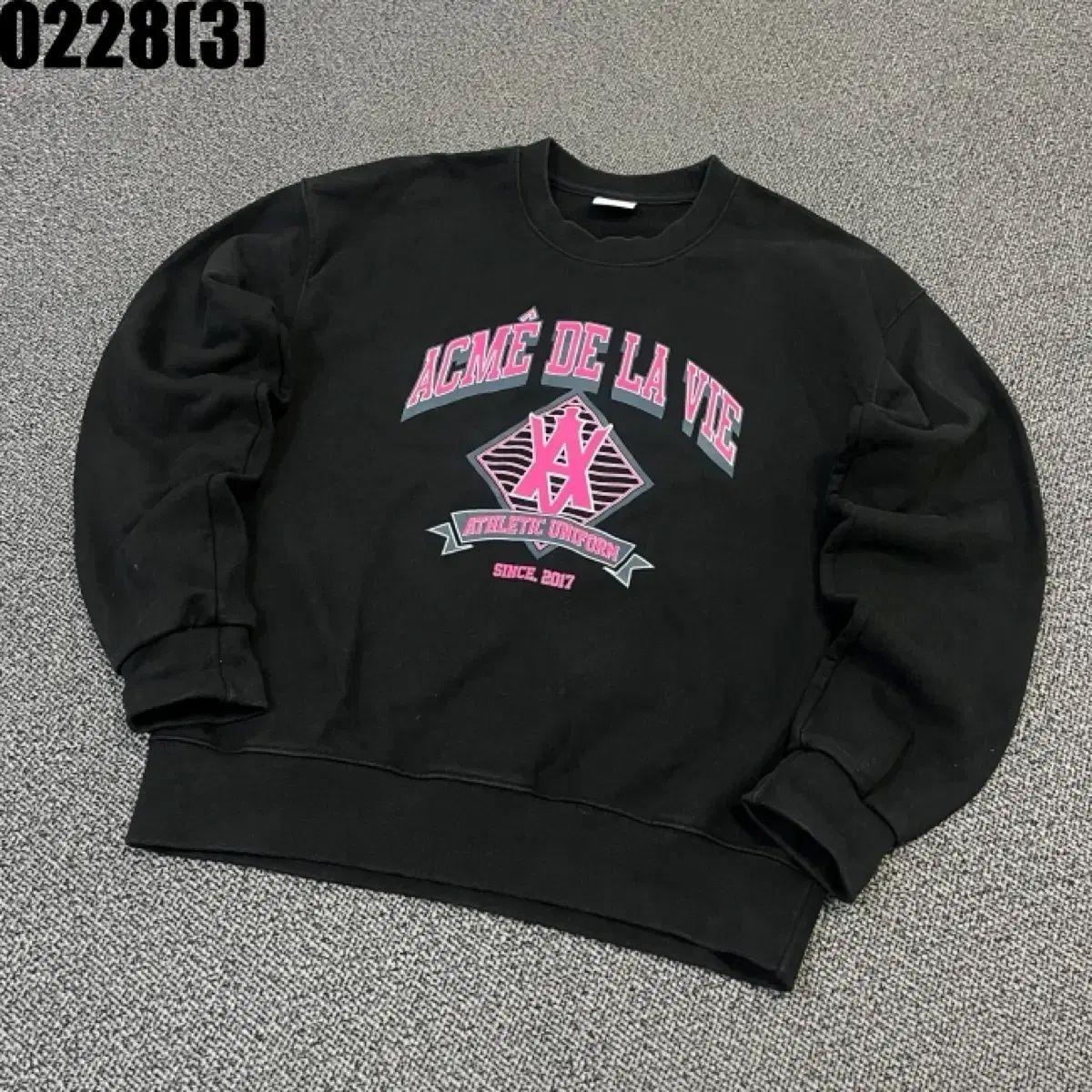 ADLV acme de la vie アクメドラビ スウェット ブラック 0228 - メルカリ