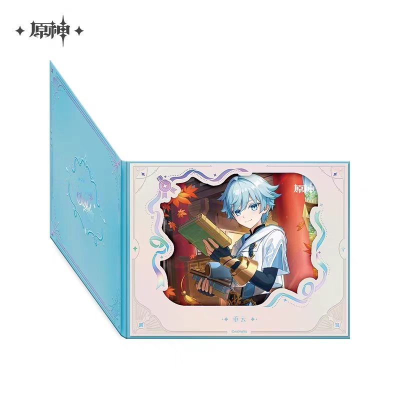 公式正規品 2025 命定の日 色紙 原神 レザー アルベド 神里綾華 楓原