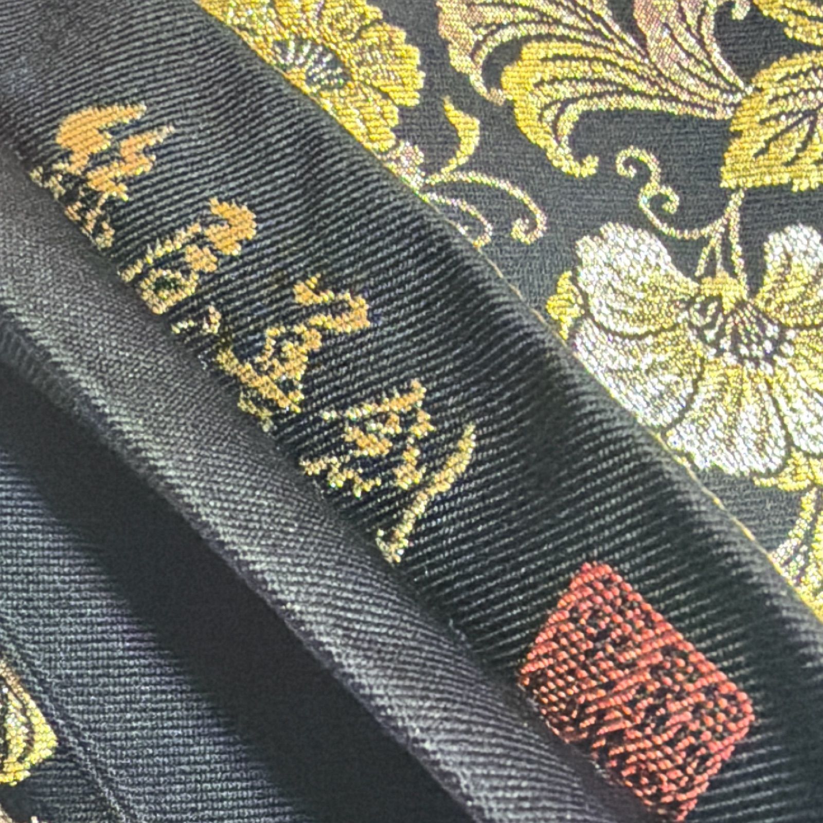 絲屋善創 袋帯 六通 黒 蝶 - メルカリ