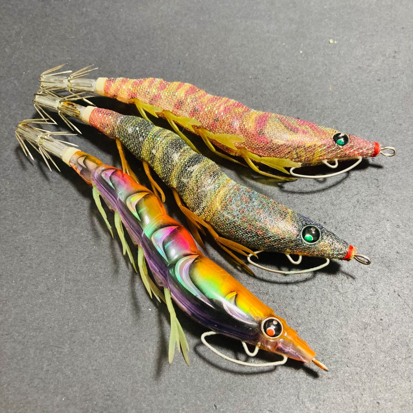 状態良好】 イージーQ キャスト 喰わせ ラトル 3.5号 パタパタ エギ