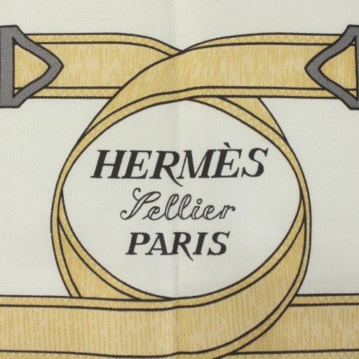 エルメス HERMES カレ90 EPERON D'OR 黄金の拍車 スカーフ 絹 シルク