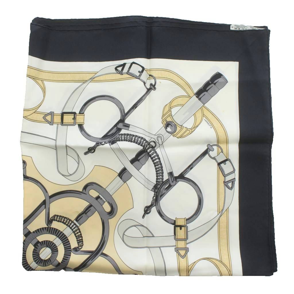 エルメス HERMES カレ90 EPERON D'OR 黄金の拍車 スカーフ 絹 シルク