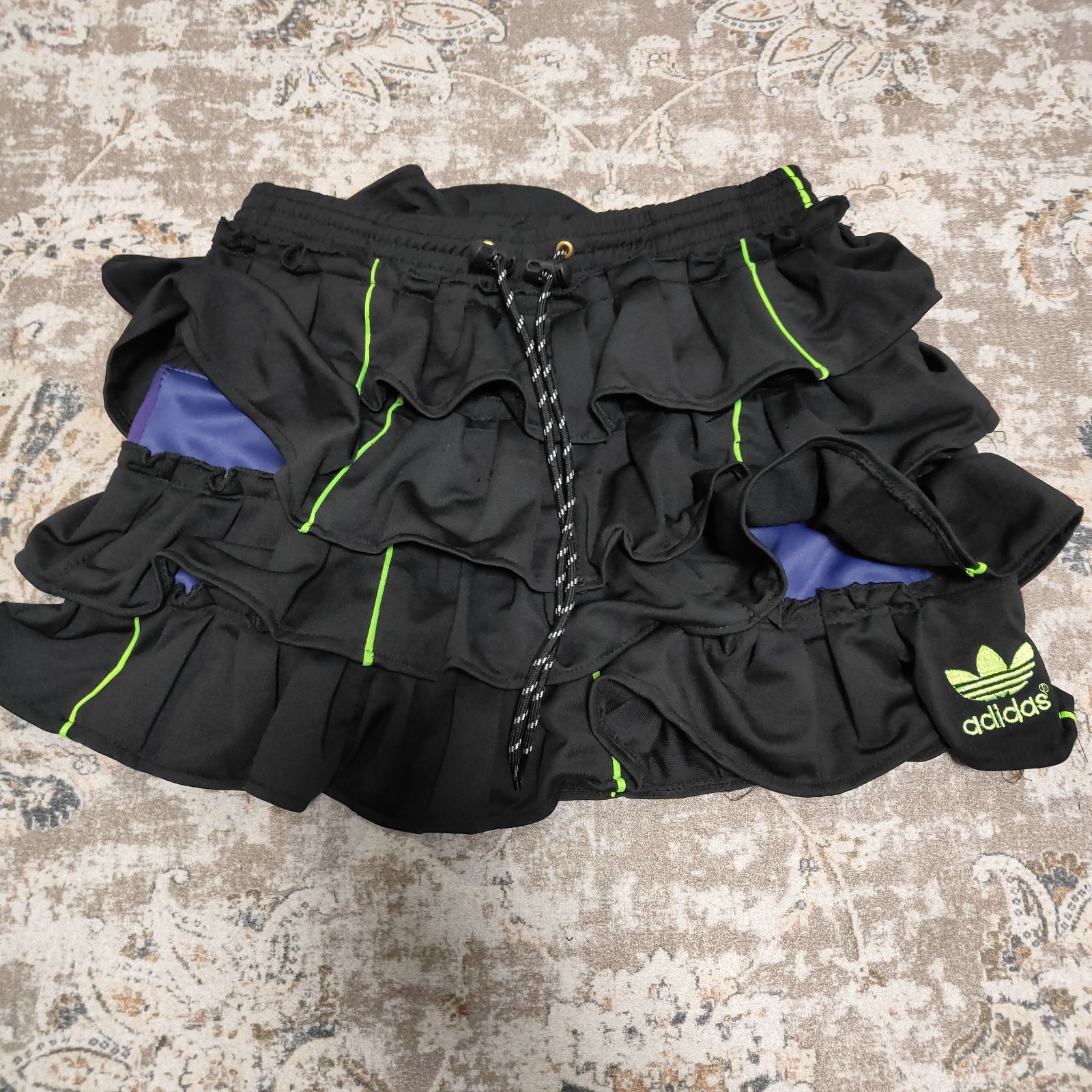  original リメイクスカート フリルスカート リメイクスカート ミニスカート ADIDAS アディダス フリル