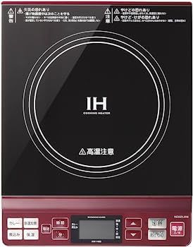 中古 コイズミ IHクッキングヒーター レッド KIH-1402/R - メルカリ