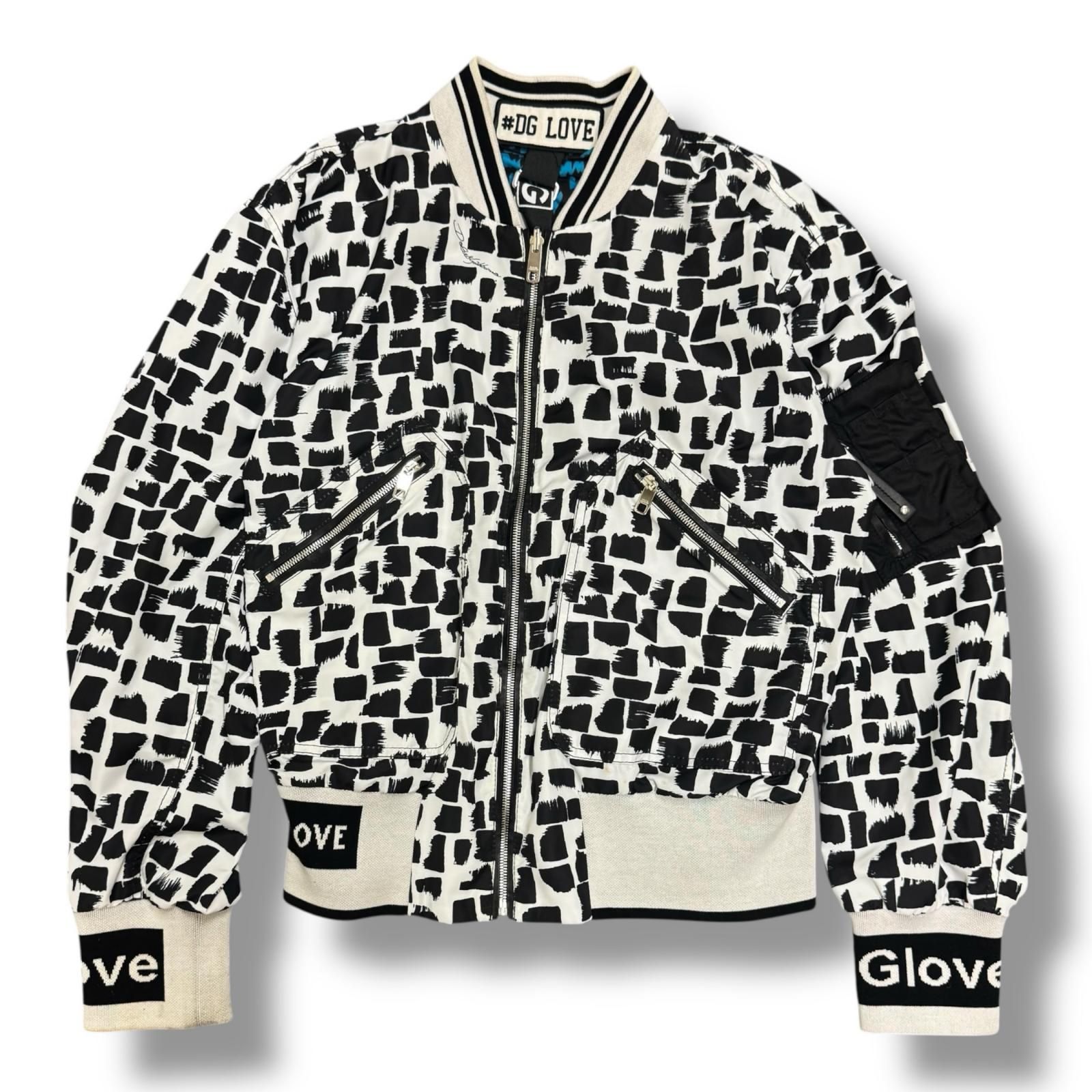 DOLCE&GABBANA All-over pattern Reversible Blouson 総柄リバーシブル
