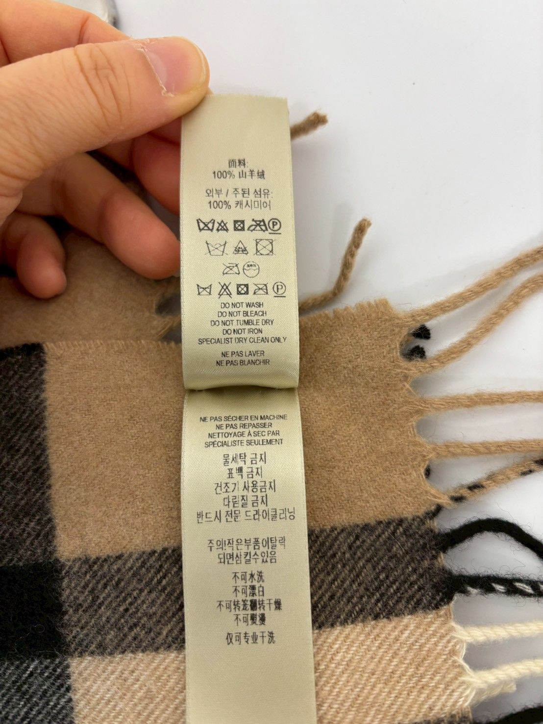BURBERRY バーバリー カシミヤ100％ マフラー ノバチェック ハート柄