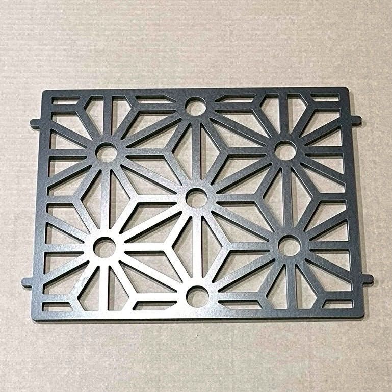 フラットバーナー 五徳プレート 黒皮鉄板 スノーピーク スノー - メルカリ