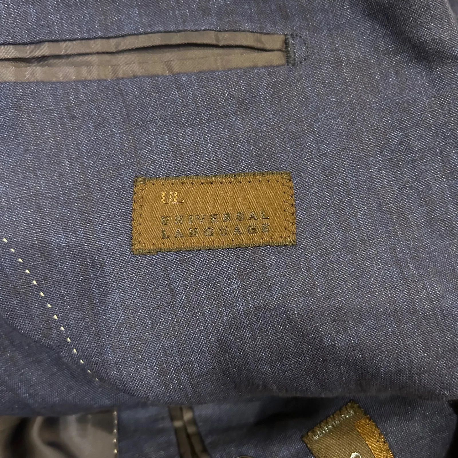 ANGERICO アンジェリコ テーラードジャケット ネイビー メンズ