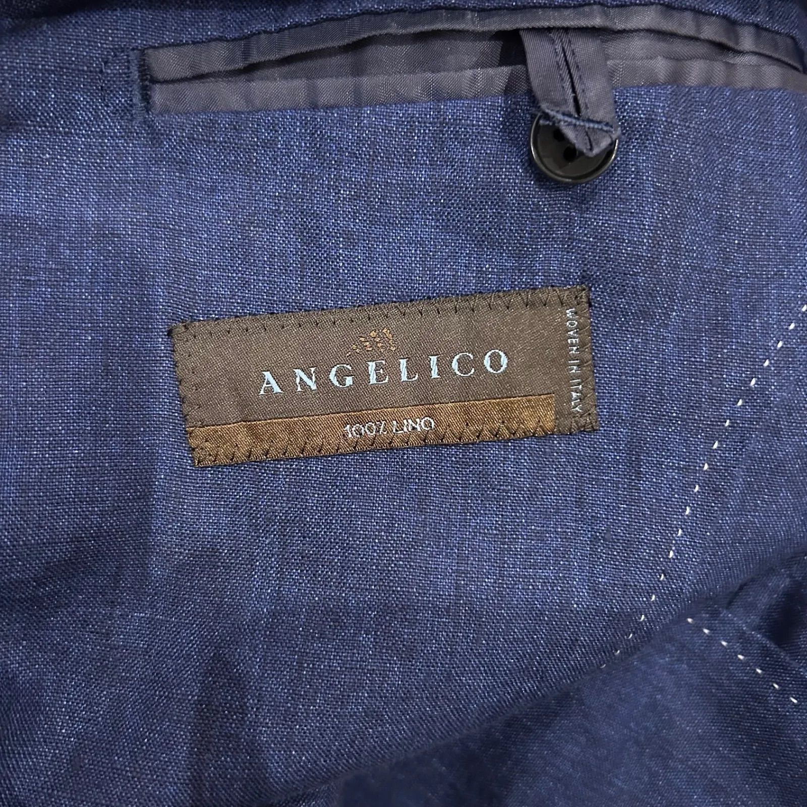 ANGERICO アンジェリコ テーラードジャケット ネイビー メンズ