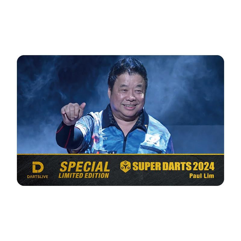 新品 ダーツライブカード SUPER DARTS2024×ダーツライブプレイヤー