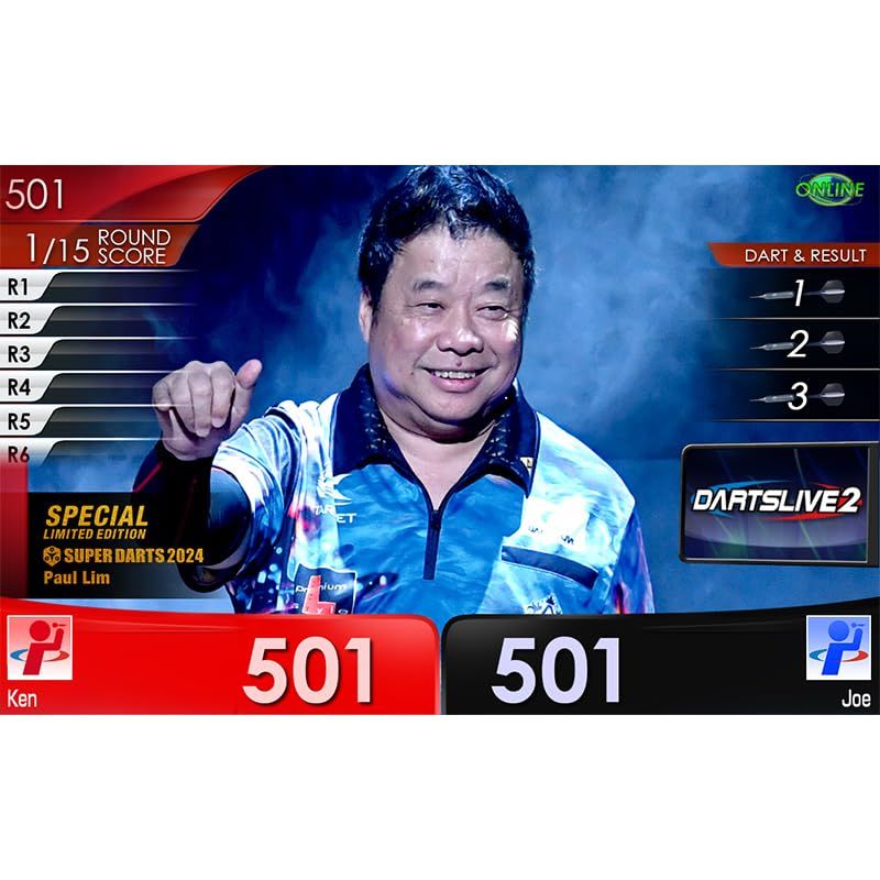 新品 ダーツライブカード SUPER DARTS2024×ダーツライブプレイヤー