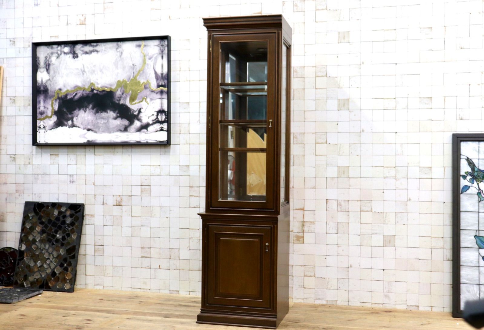 GMIH555F○maruni / マルニ キャビネット ガラスキャビネット キュリオ