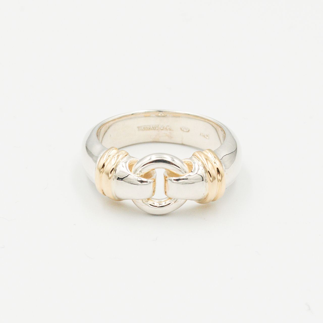 ヴィンテージ】 ティファニー バックル リング 指輪 21号 シルバー 925