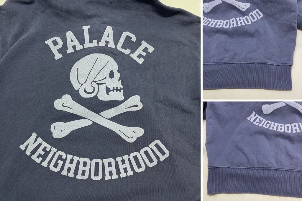 01w-6309 PALACE × NEIGHBORHOOD パレス×ネイバーフッド SKULL ZIP