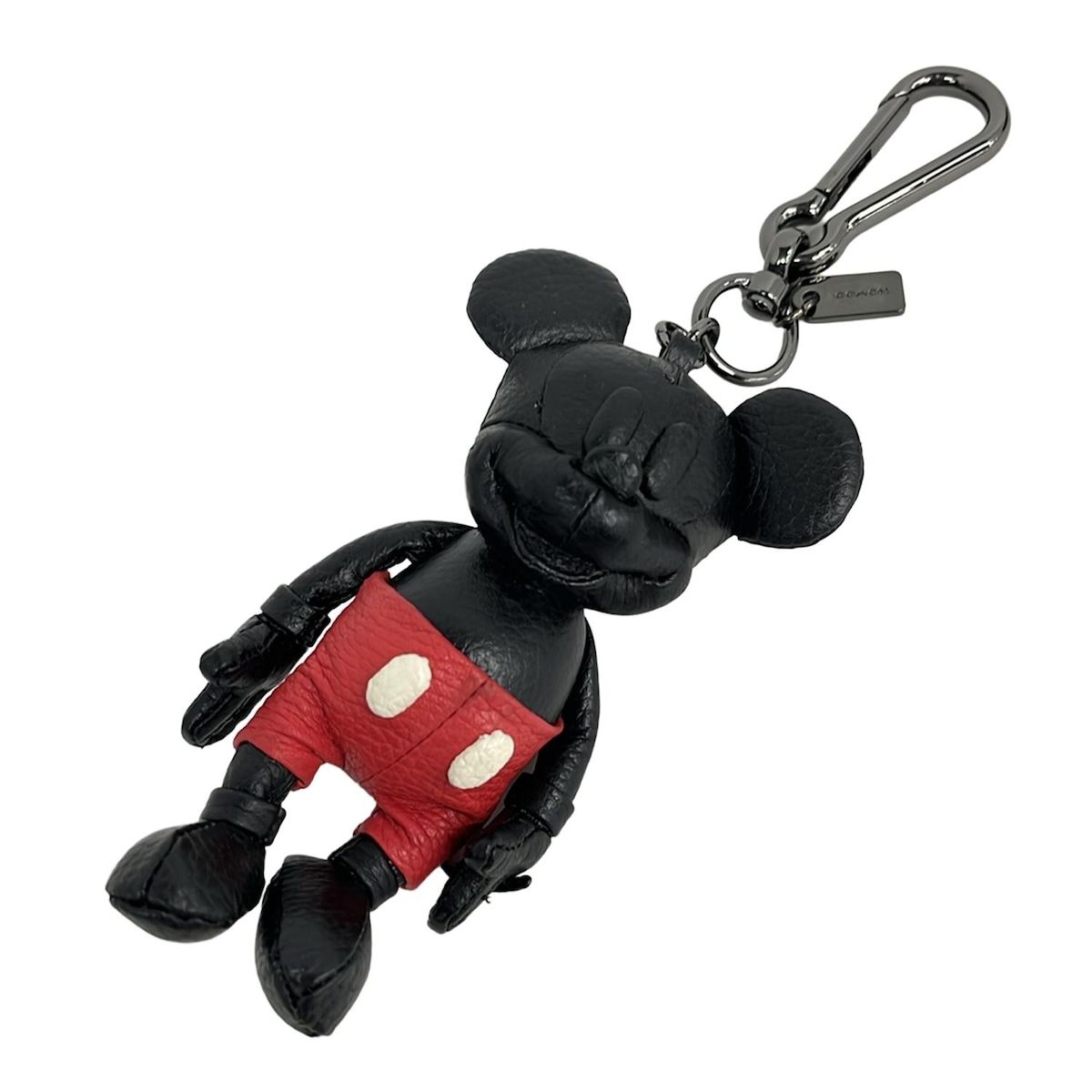 COACH(コーチ) キーホルダー(チャーム) - 黒×レッド Disney/ミッキー