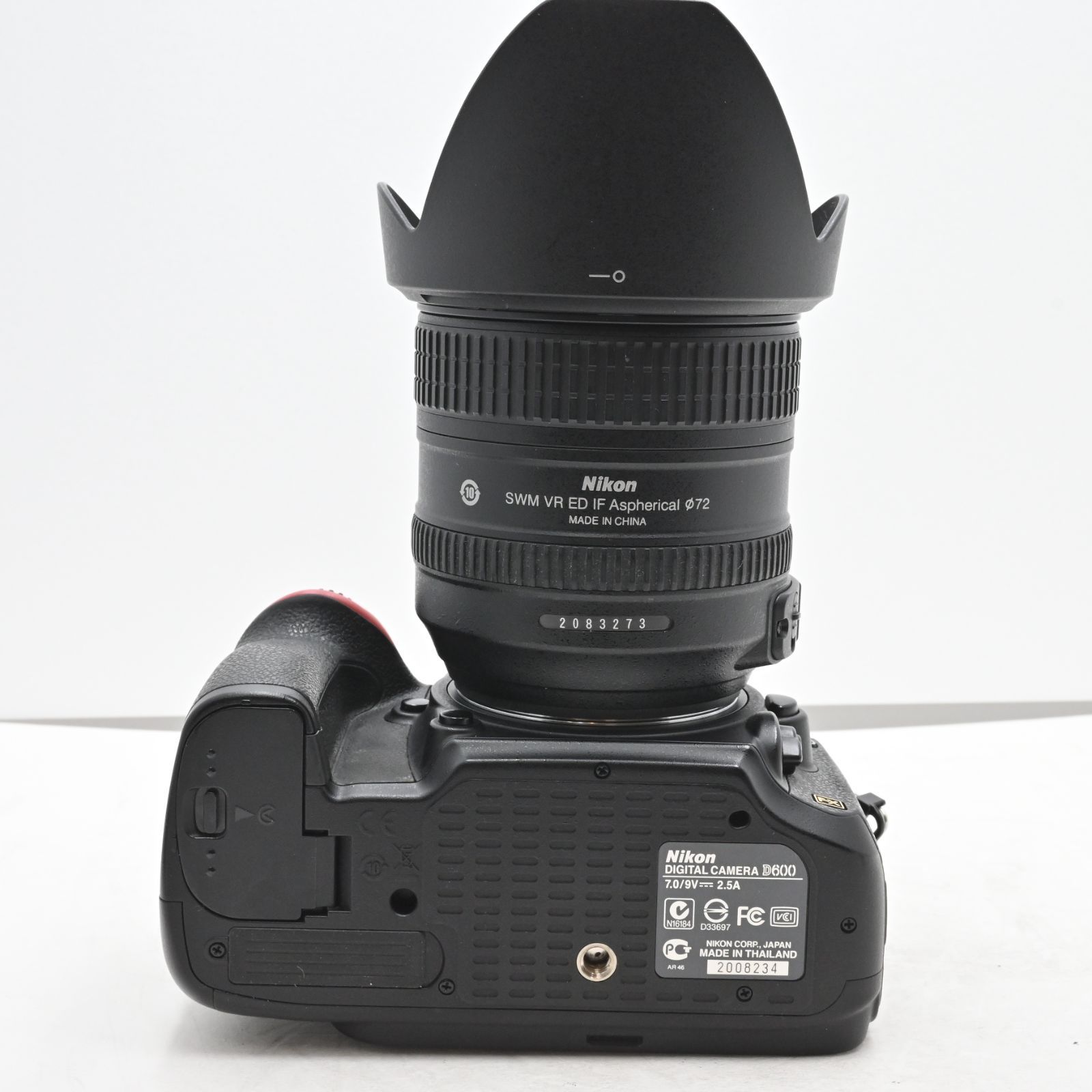 極上品☆Nikon デジタル一眼レフカメラ D600 レンズキット AF-S NIKKOR 