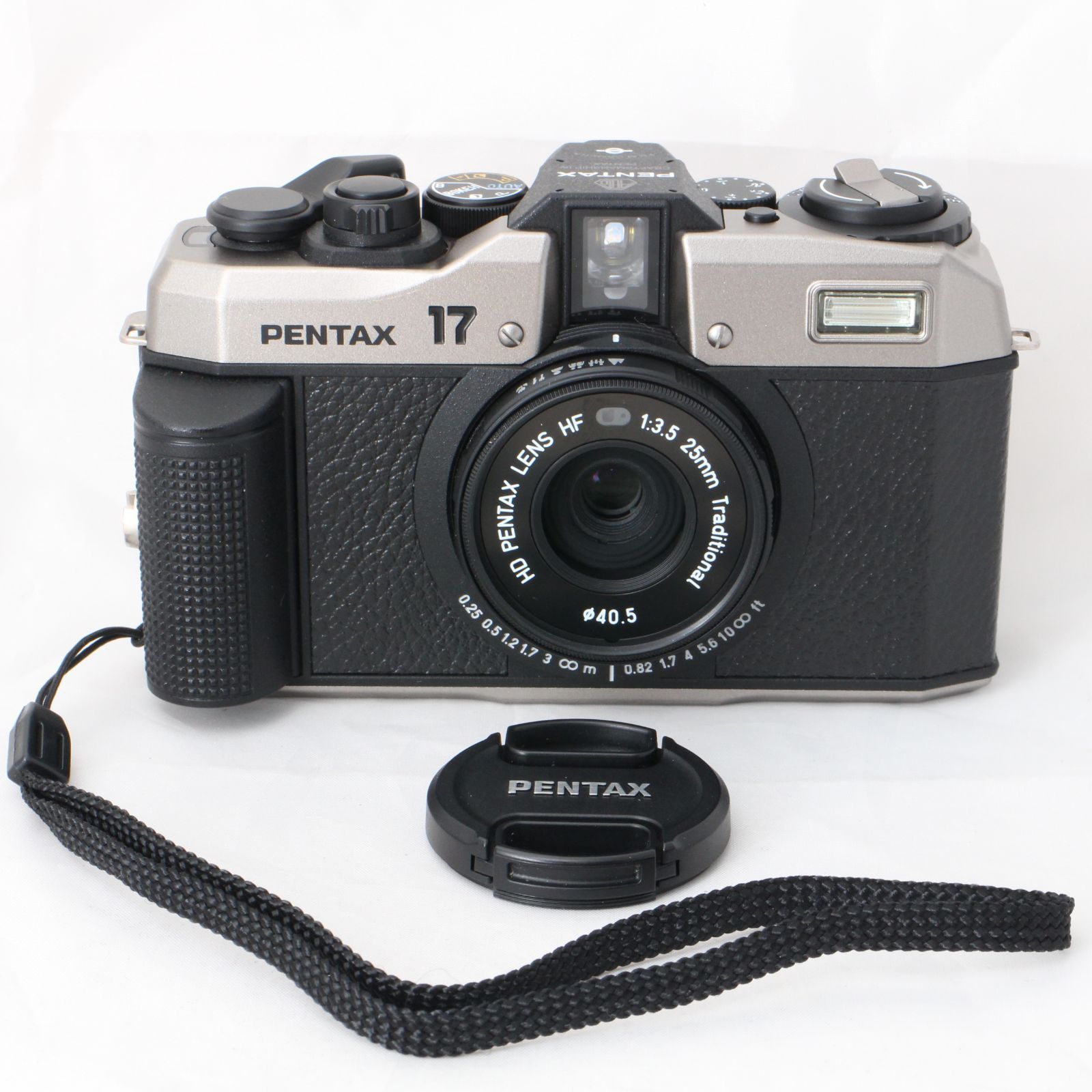 ☆新品級☆ ペンタックス PENTAX 17 ダークシルバー PENTAX17 18926
