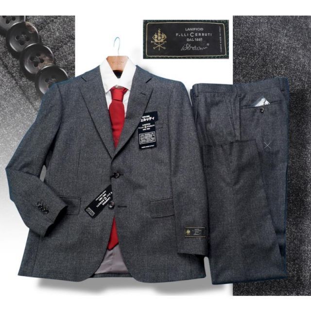 新品10.8万円 大手百貨店扱い 秋冬『CERRUTI チェルッティ 伊製生地