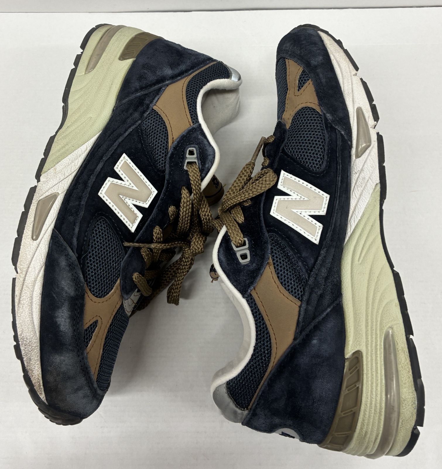 new balance M991DNB ネイビー/ベージュ スニーカー