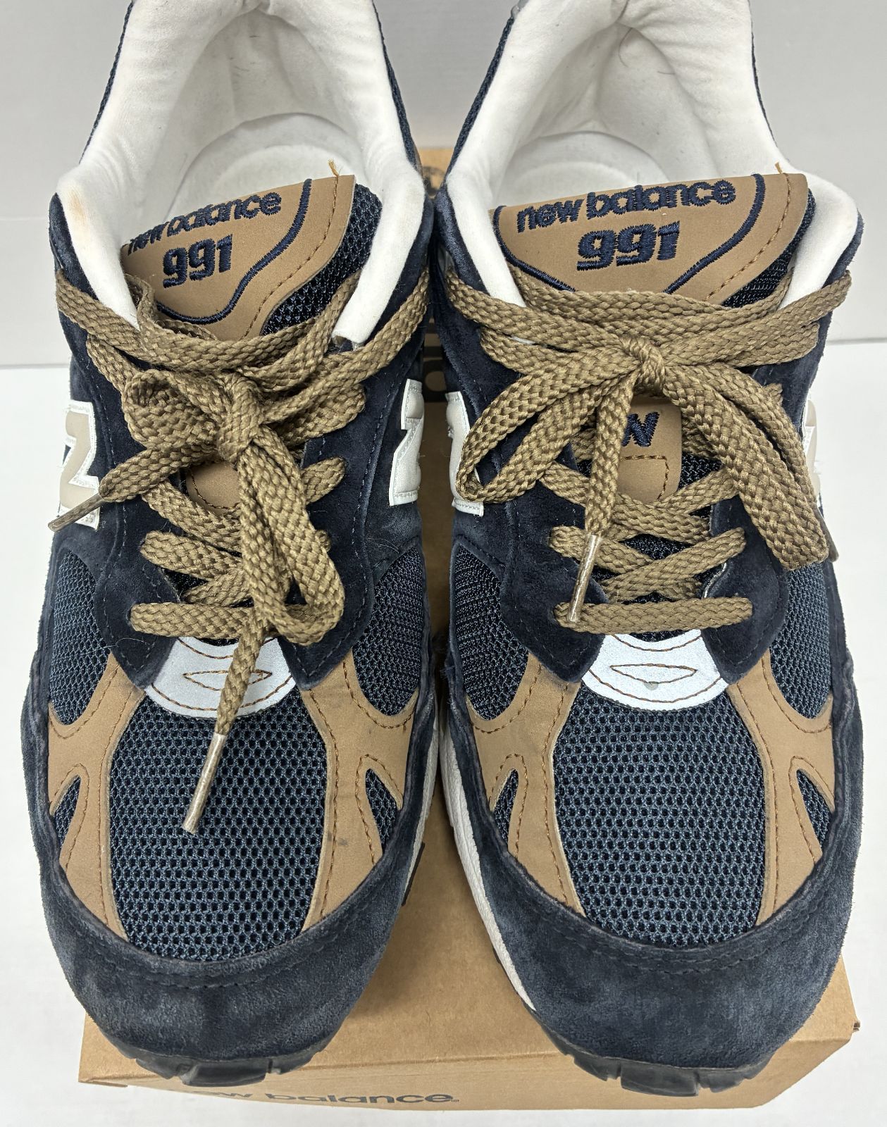 中古 New Balance 991 26cm M991DNB ニューバランス ネイビー ベージュ