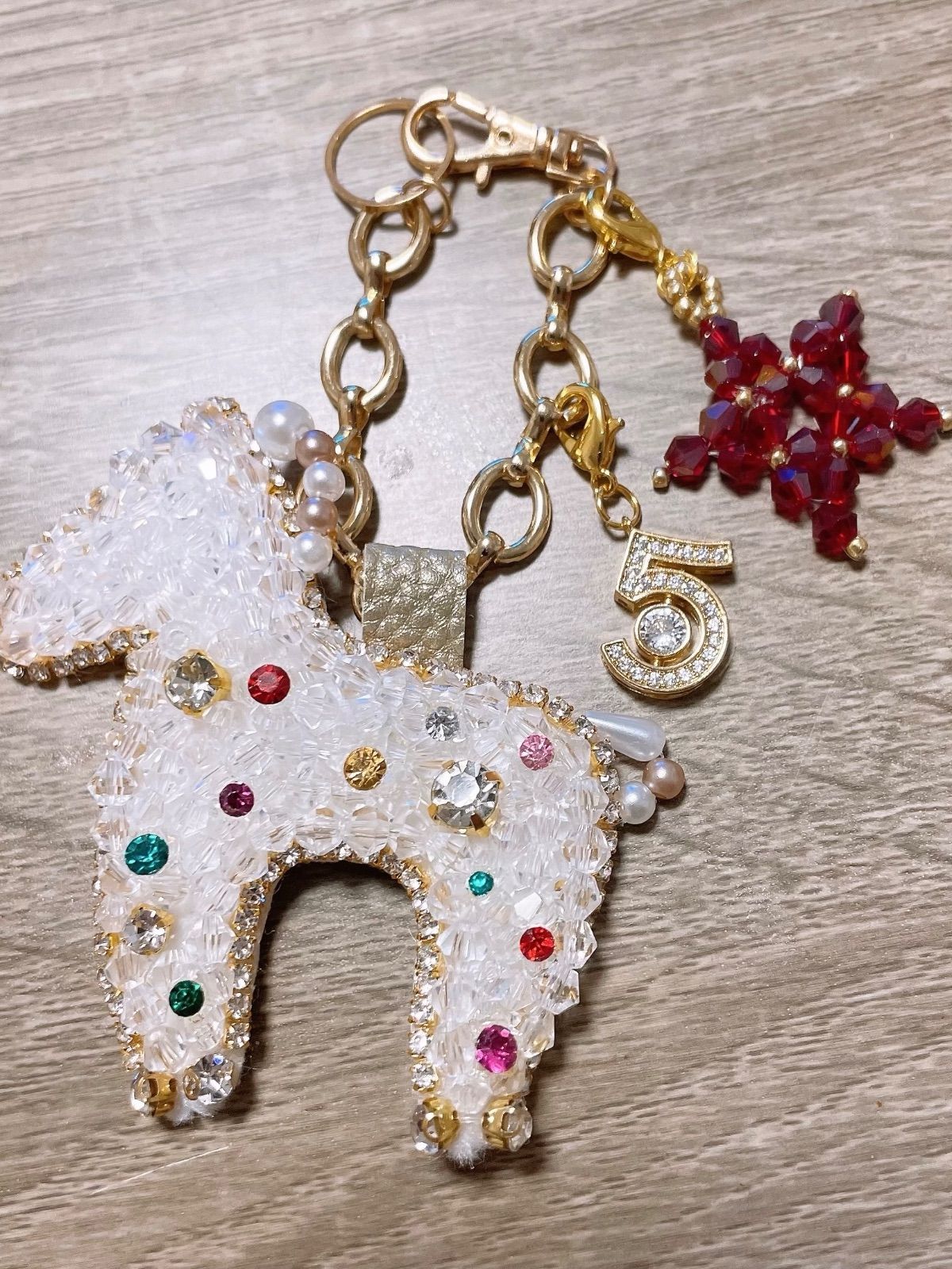 New☆【ハワイアンカラー•ᴗ•✿BLUE】 お馬さんハンドメイドバッグ