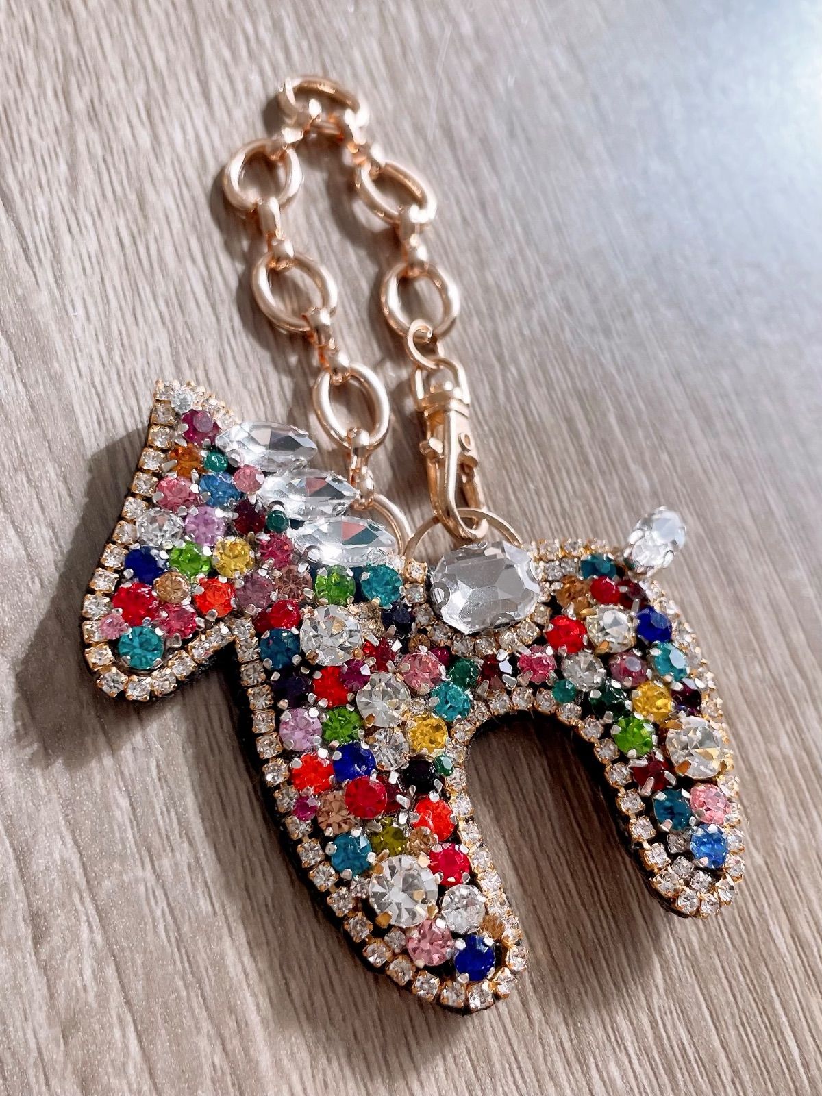 New☆【マルチカラー•ᴗ•✿Rainbow】 お馬さんハンドメイドバッグ