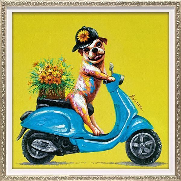 ユーパワー ハンドペイント オイルペイントアート Sサイズ