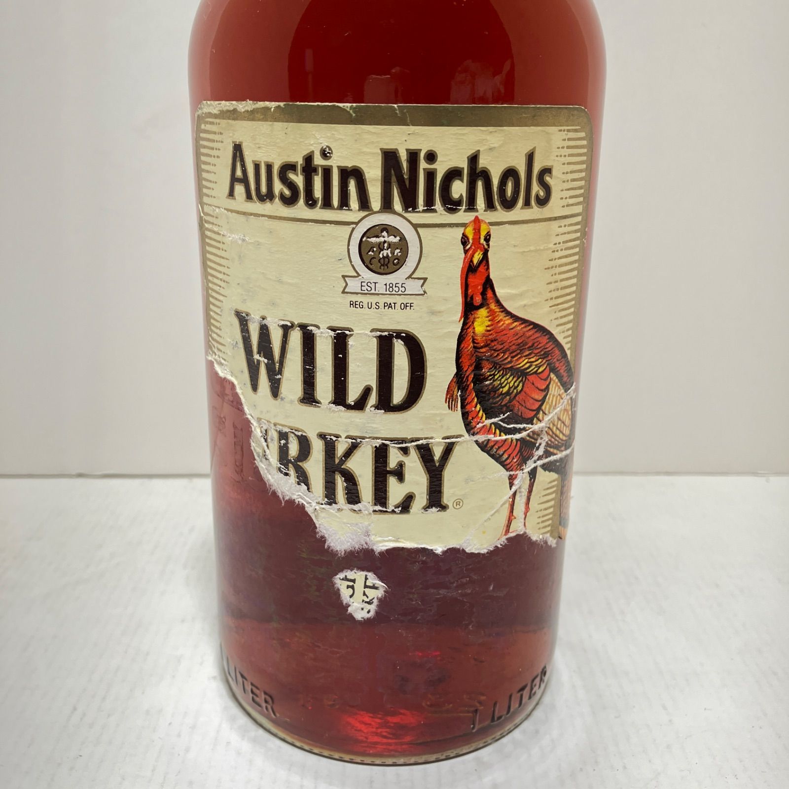 ワイルドターキー 旧ボトル 1000ml 未開栓 - メルカリ