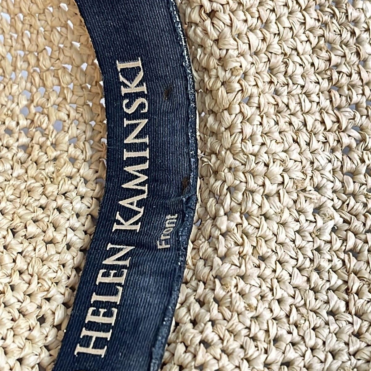 HELEN KAMINSKI(ヘレンカミンスキー) ハット - ベージュ ストロー