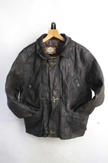 豪華!! フランス製 MOSHYKO レザーファイヤーマンコート （【XL】相当