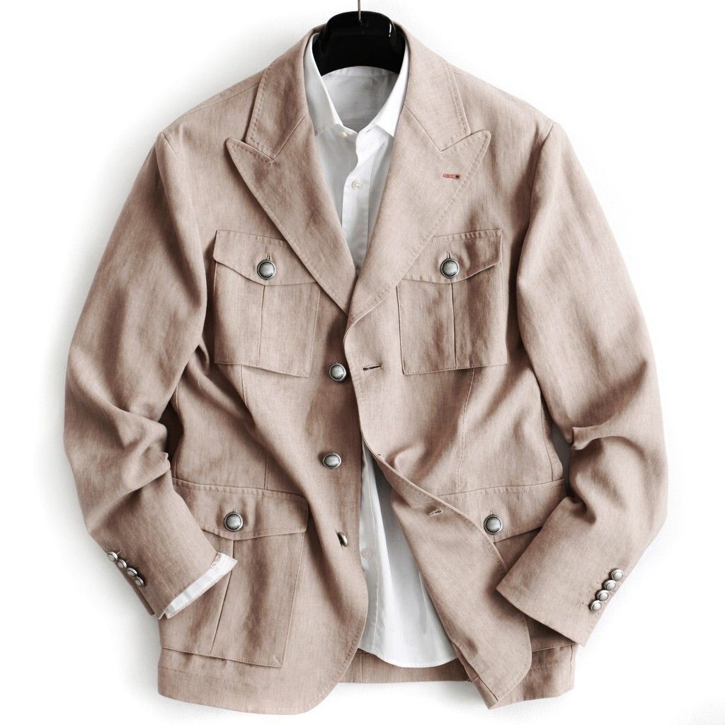 dt483○M○BRUNELLO CUCINELLIブルネロクチネリ○淡艶の麻○上質リネン