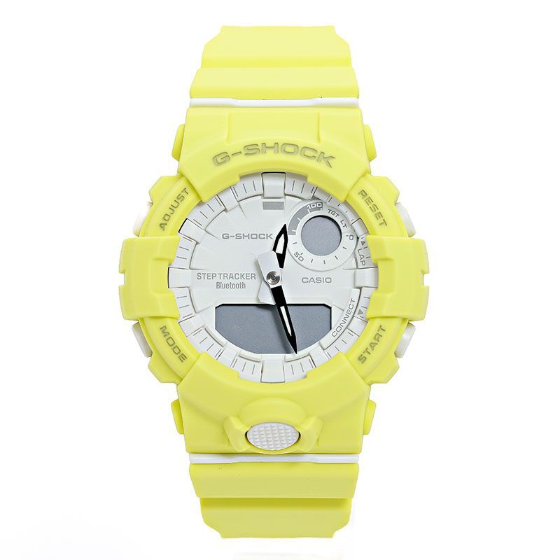 新品】【1年保証】カシオ 腕時計 メンズ G-SHOCK ホワイト イエロー 