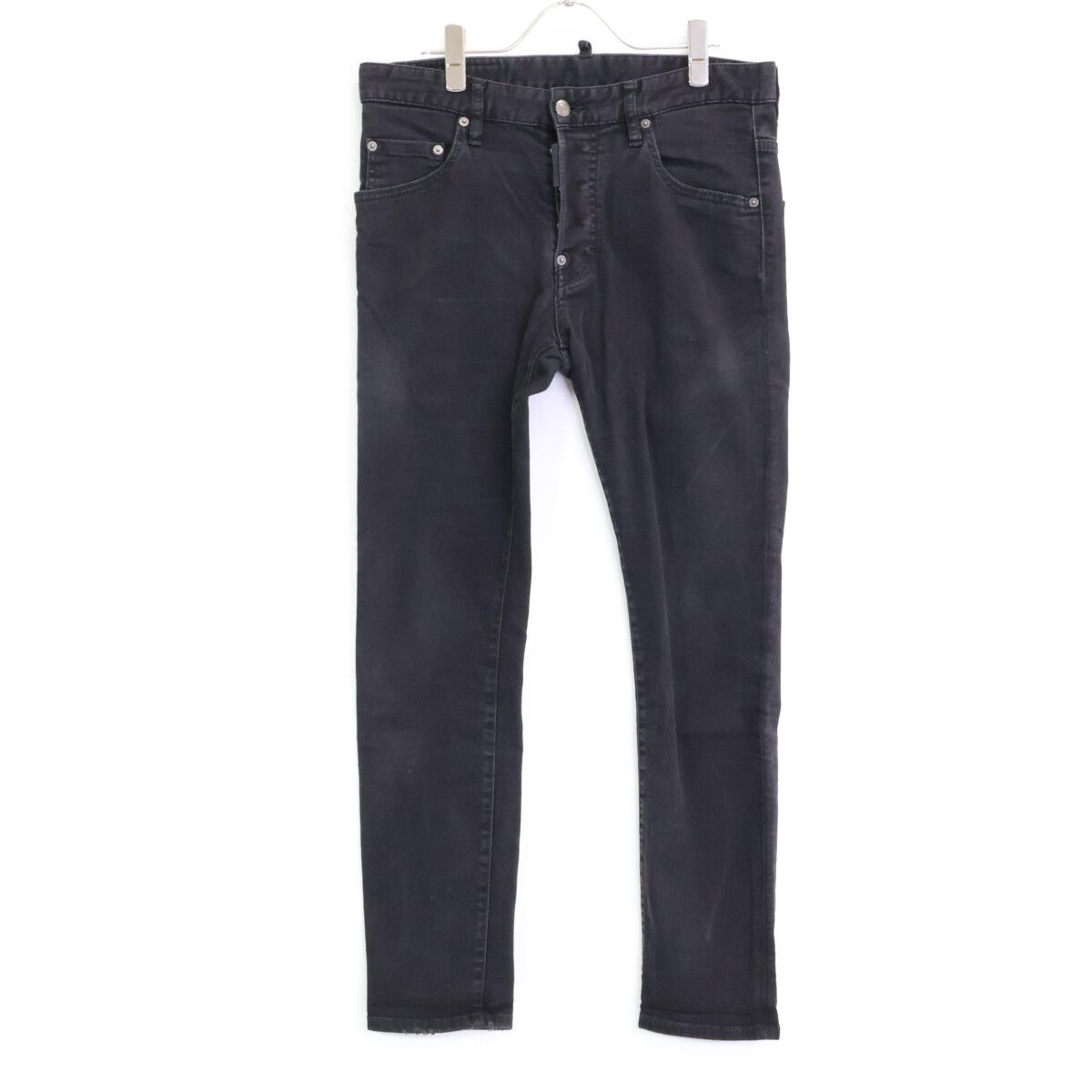 48 DSQUARED2 ブラック デニム 中古・古着通販】DSQUARED2 (ディー 