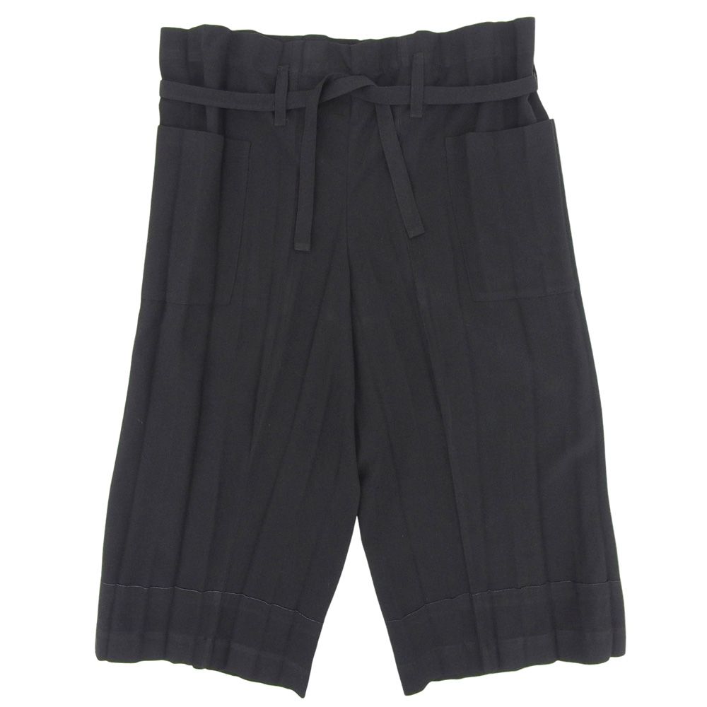 me ミー/イッセイミヤケ クロップド プリーツ パンツ ボトムス