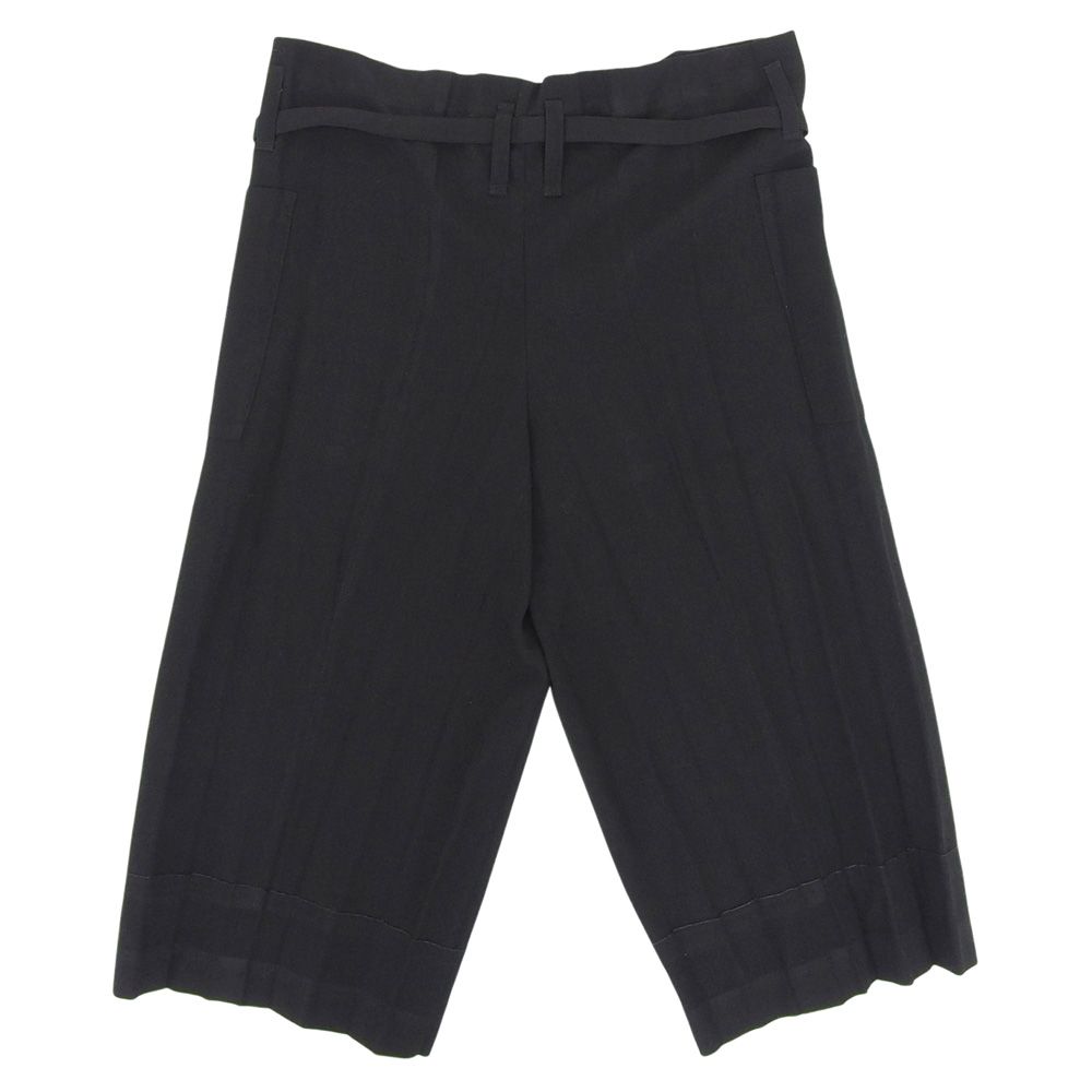 me ミー/イッセイミヤケ クロップド プリーツ パンツ ボトムス